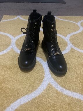 Quilted Military Guess Boot